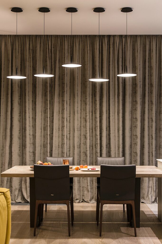 hotel motorized curtain